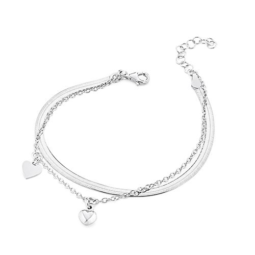 Bracelet Marcello Pane Woman in Silver BRGL 004 - BRGL 004